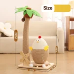 Island Tiki Tales Large Egg Cat Toy & Coconut Tree Combo Scratching Post