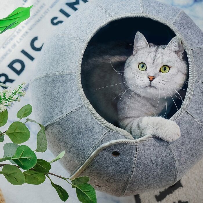 Pet Lantern Nest Four Seasons Universal Multifunctional Semicircle Felt Cat Nest Cat Bed