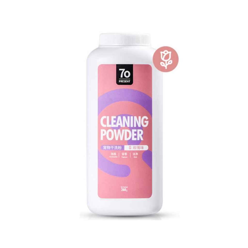 7o Pet Cleaning Powder packaging in Rose.