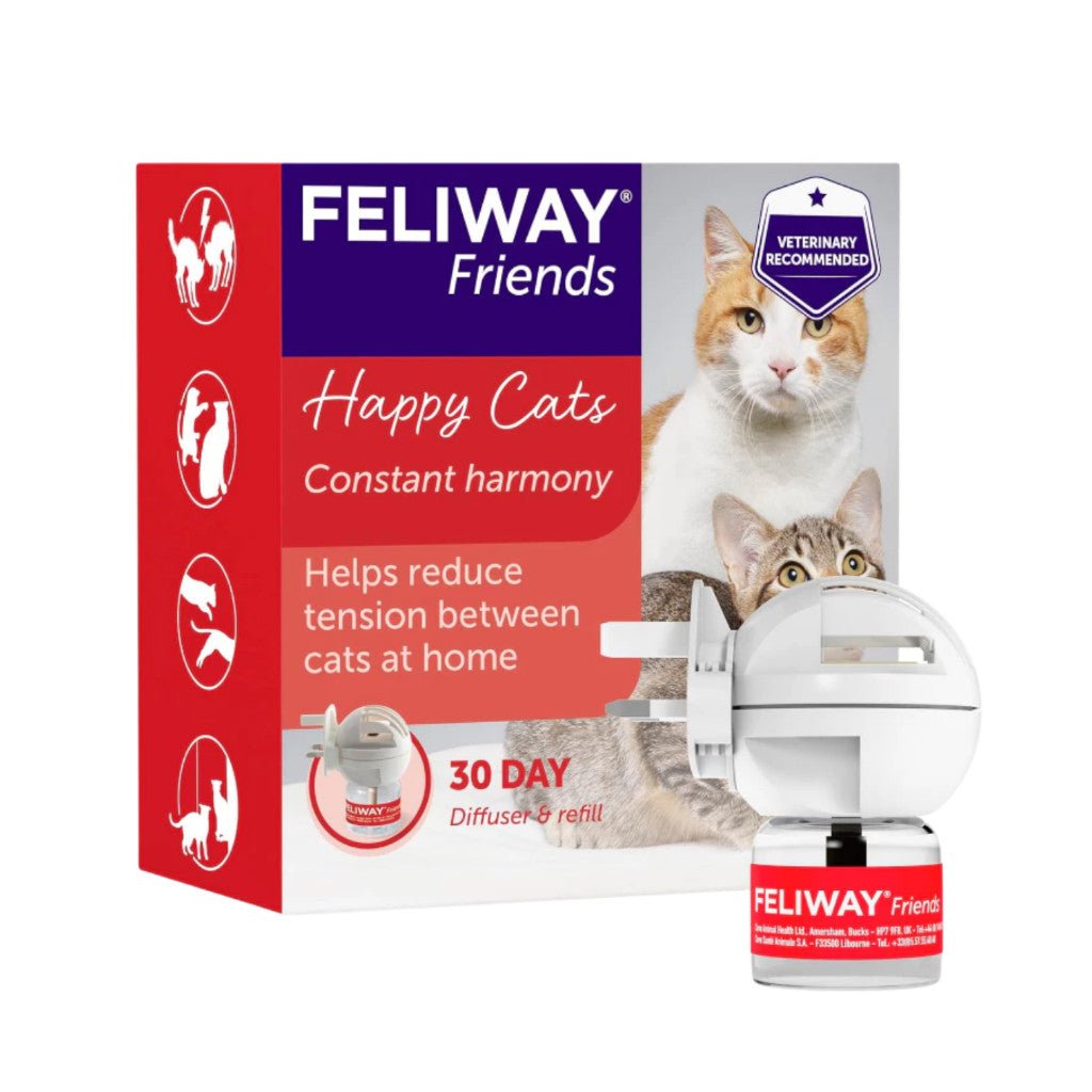 Feliway Friends Plug In Diffuser & Refill 30-day starter kit packaging