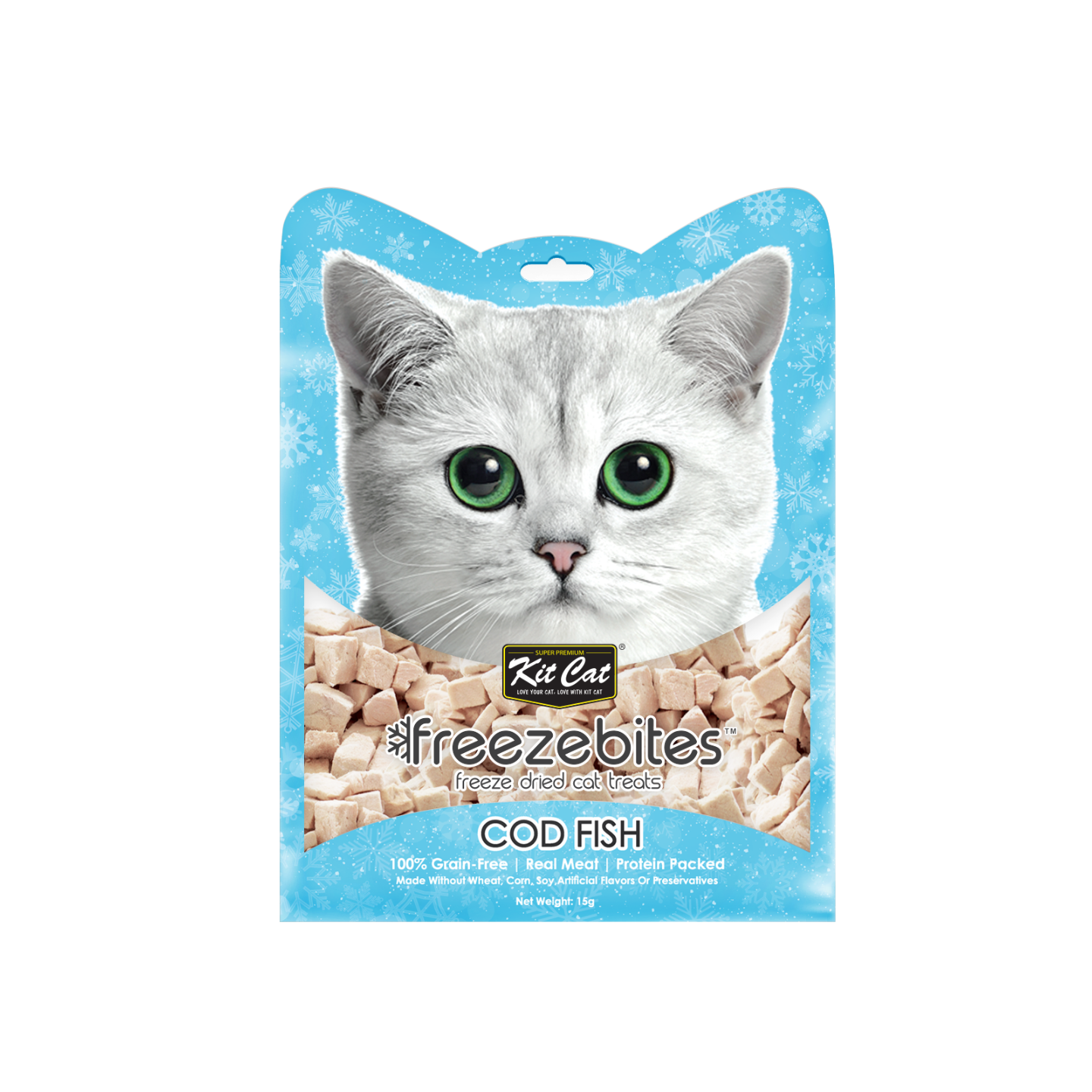 Kit Cat Freeze Bites Cod Fish (15g)