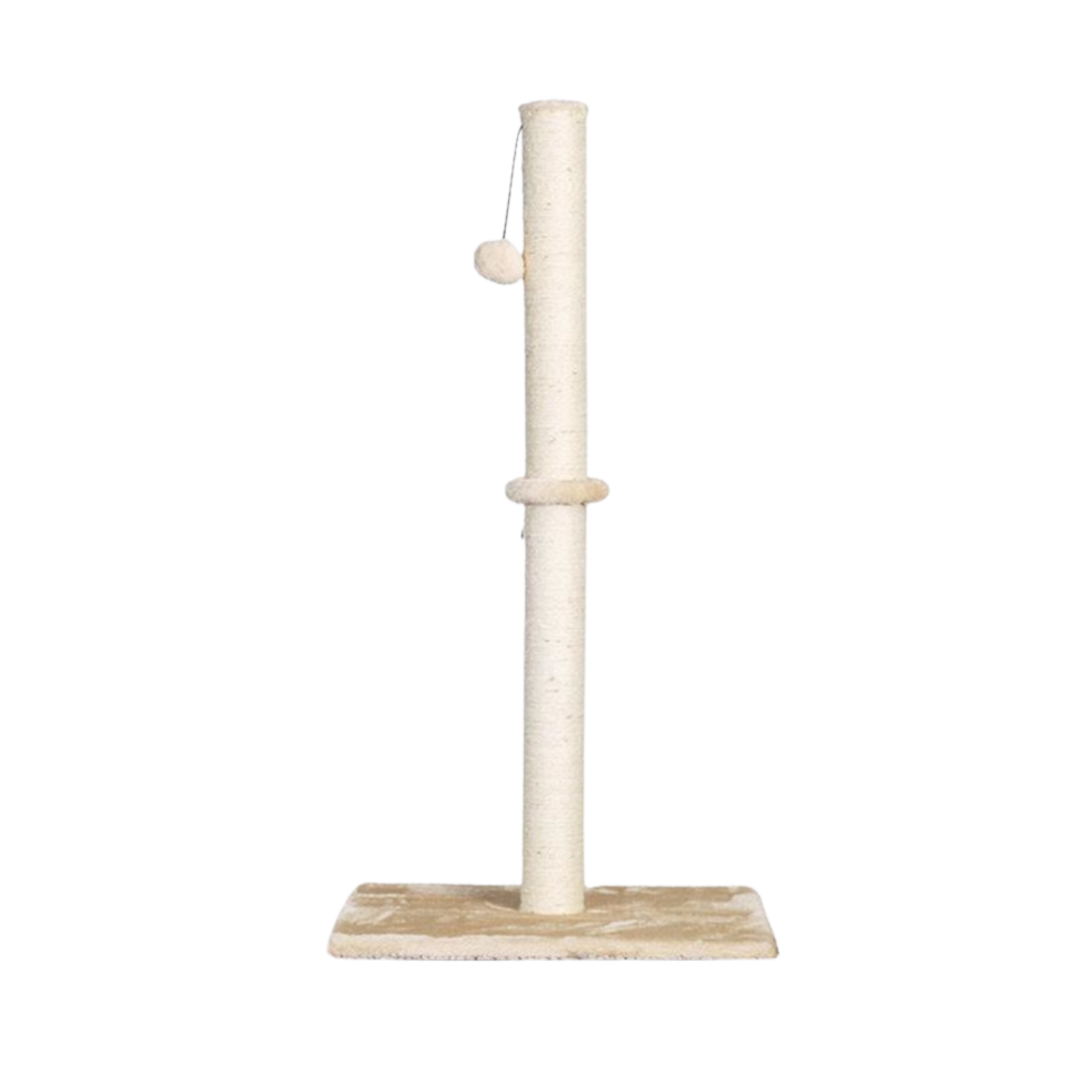 Amaya Cat Scratching Post in Cream – Durable Pet Activity Pole (88cm)
