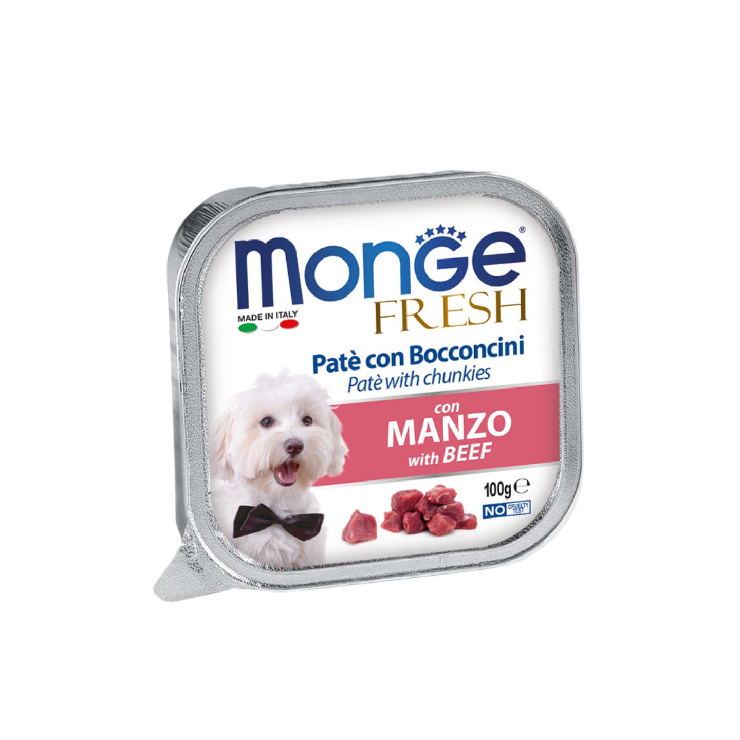 Monge Fresh Paté and Chunkies with Beef (100g) 16 pack