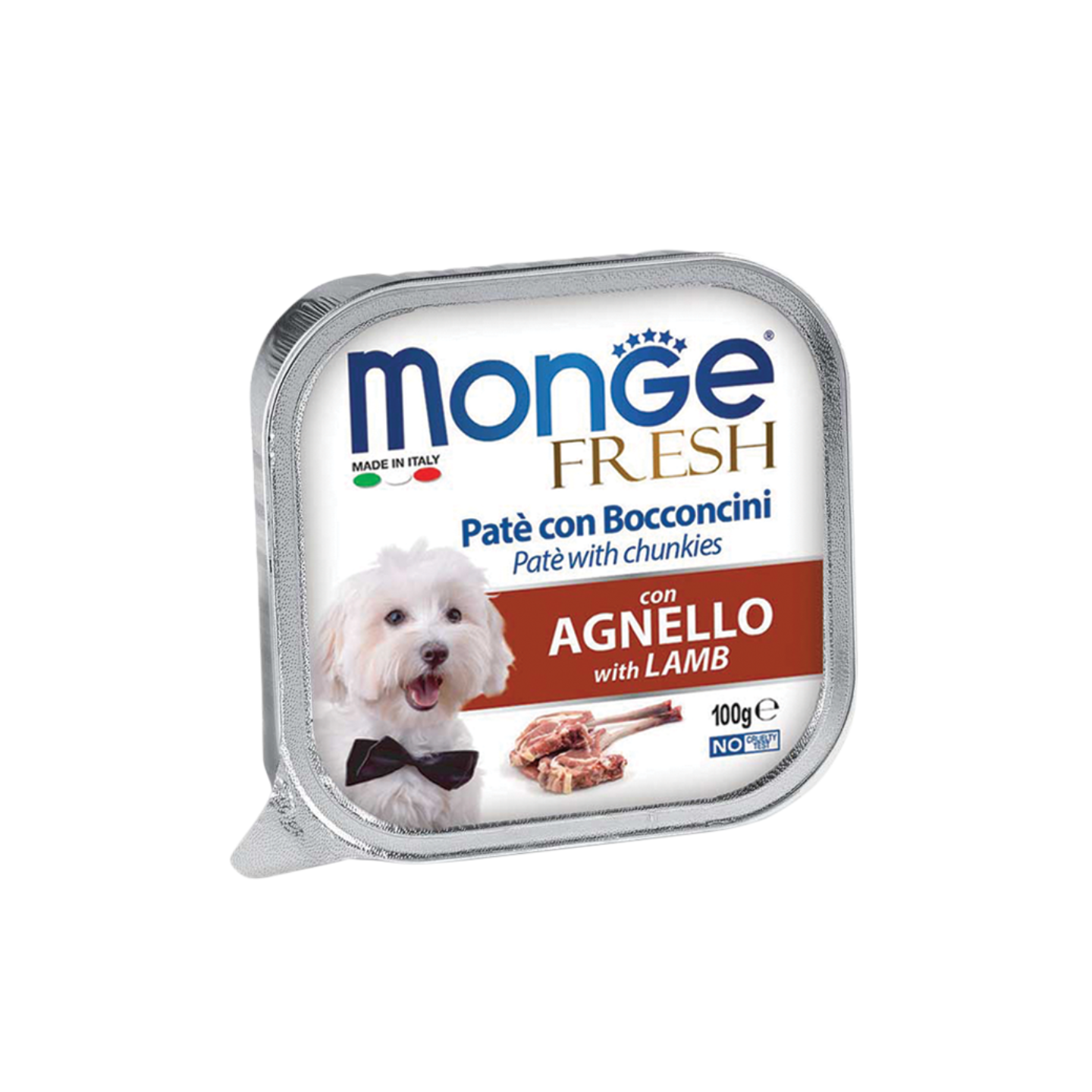 Monge Fresh Paté and Chunkies with Lamb (100g) 16 pack