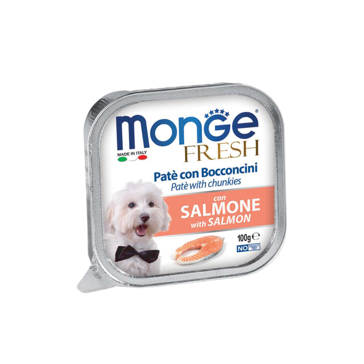 Monge Fresh Paté and Chunkies with Salmon (100g) 16 pack