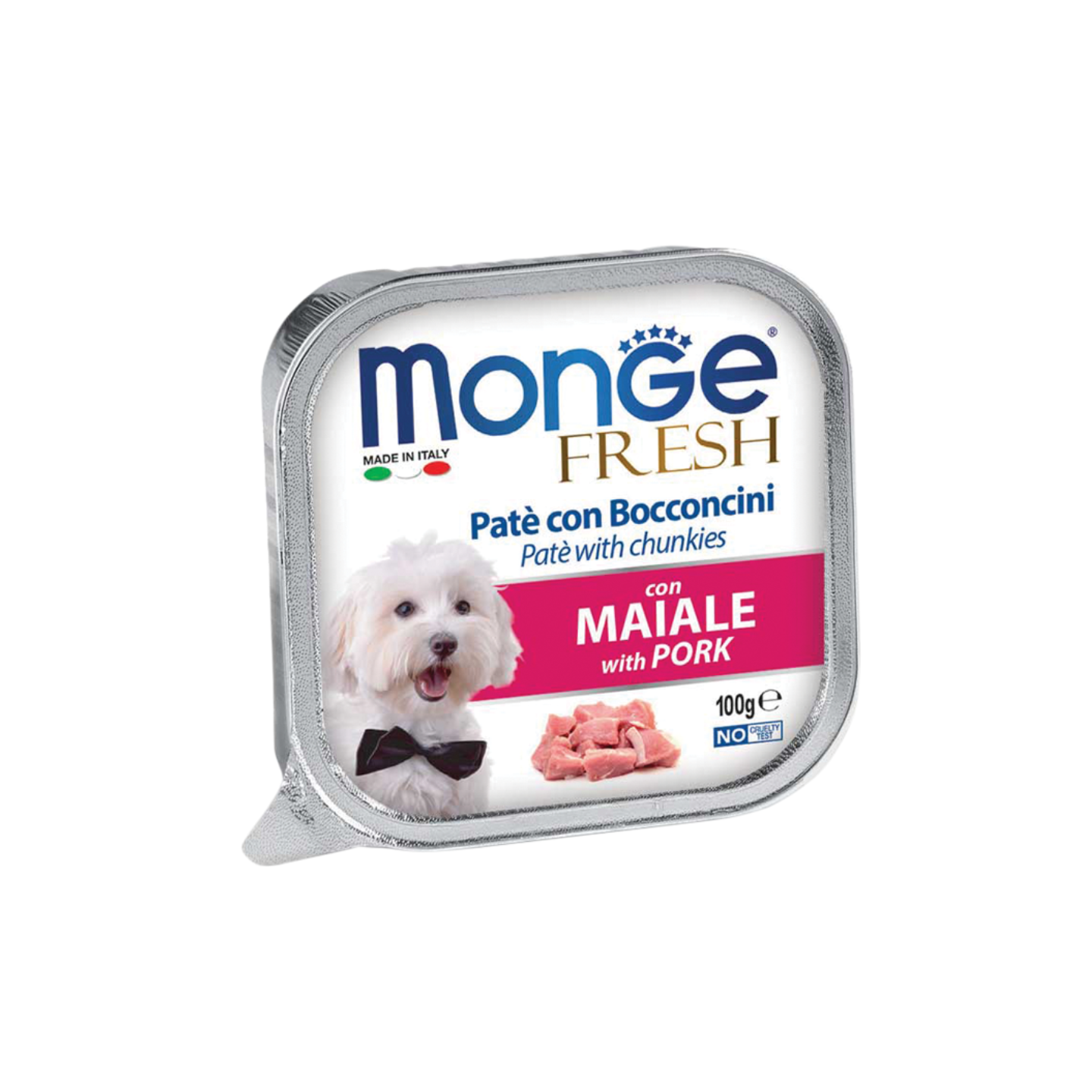 Monge Fresh Paté and Chunkies with Pork (100g) 16 pack