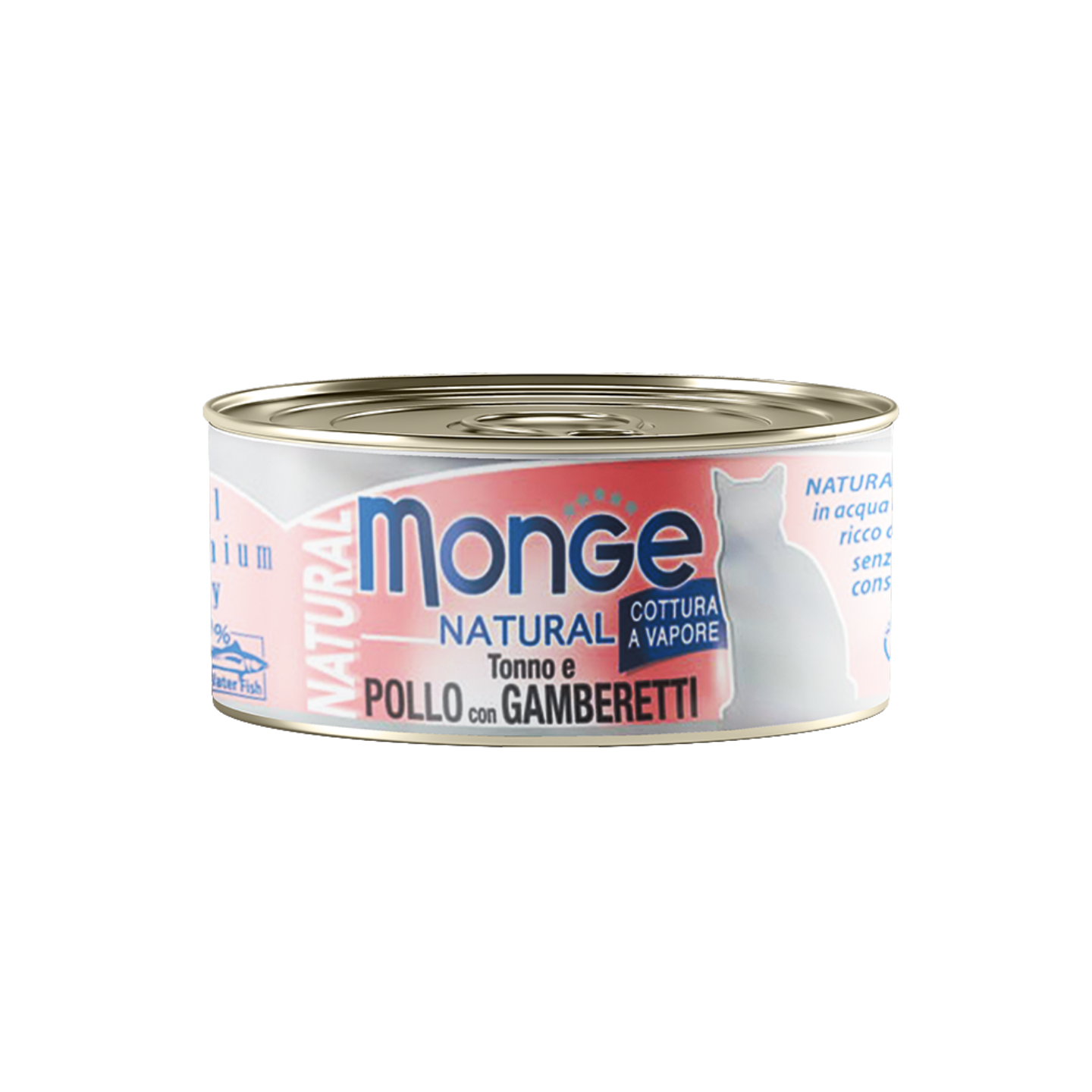 Monge Natural Tuna & Chicken with Shrimp (80g) 24 pack