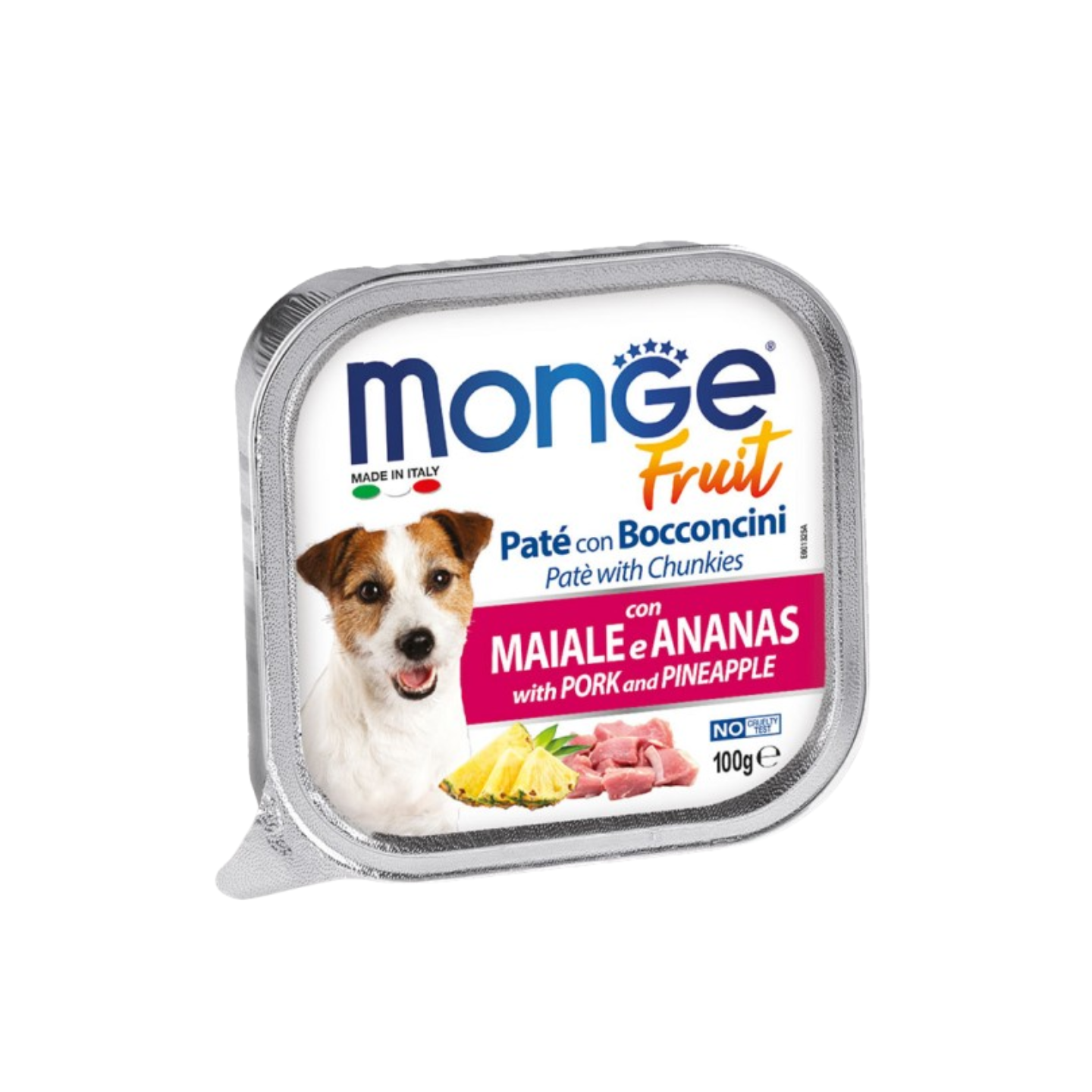 Monge Fruit Paté and Chunkies with Pork and Pineapple (100g) 16 pack