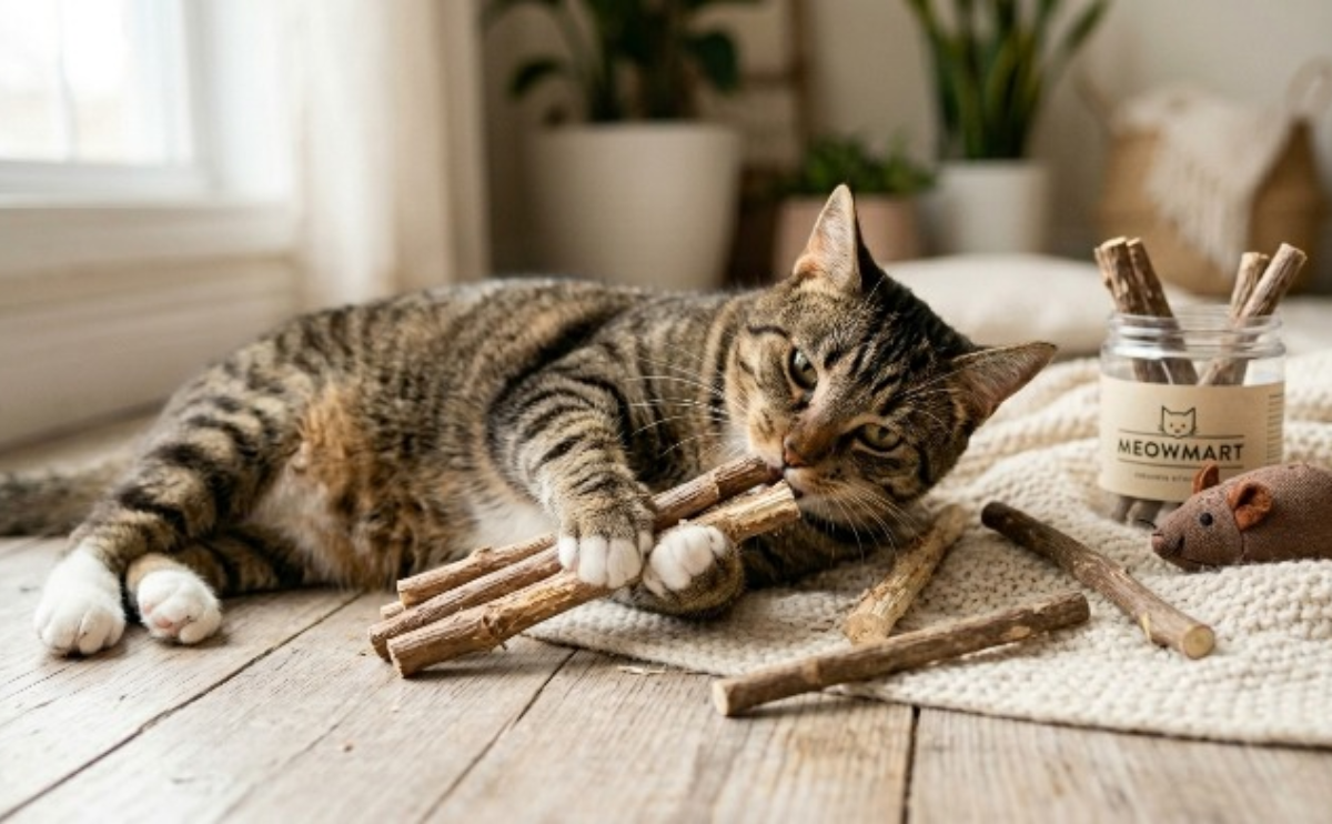 Premium Meowmart Silvervine Sticks for Cats