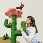 VETRESKA Blooming Cactus (105cm) – Cat Climbing Tree & Scratching Post - Image 8
