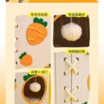 Double-Layer Cute Carrot Cat House Cat Nest Cat Tunnel Cat Tree Hole Cat Scratching Board Cat Climbing Frame - Image 6