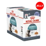 [12 Pouches] Royal Canin Hairball Care in Jelly Pouch Cat Wet Food 85g