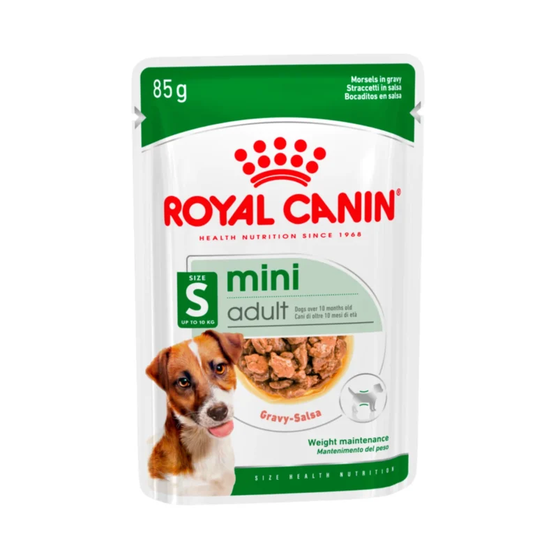 Royal Canin Mini Adult Gravy Pouch Dog Wet Food in Singapore