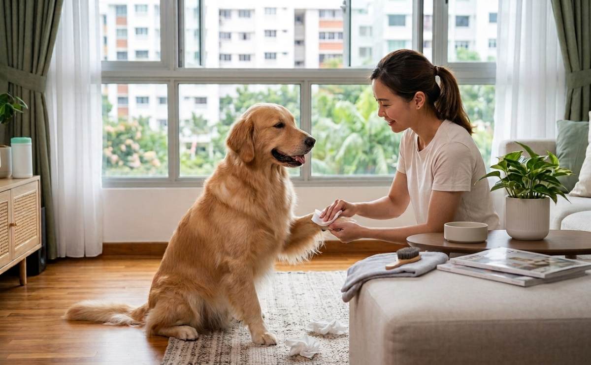 dog grooming wipes singapore