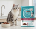 Purina One Urinary Care pouch and domestic cat next to a wet food bowl for cat urinary health in Singapore